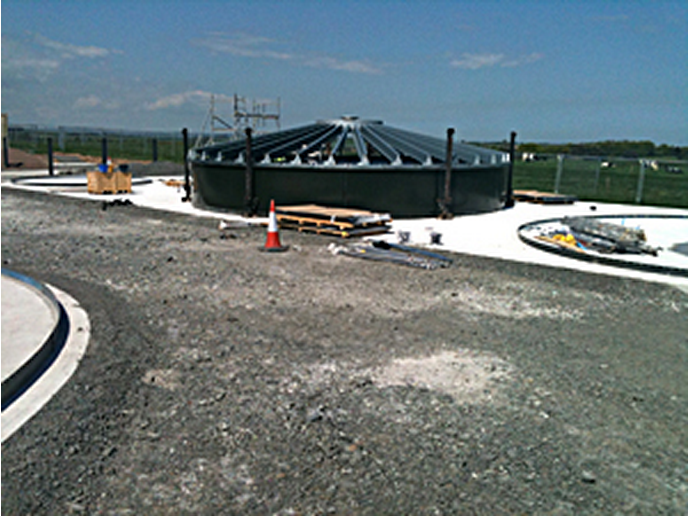 Convierte los desechos de cerdos de vacas y vegetales para producir gas y electricidad