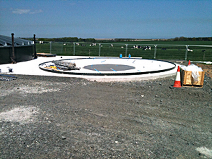 La construccion de la nueva mini planta de digestion anaerobica de 100 kW en Razas Porcinas